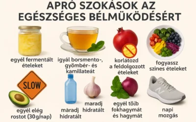Apró szokások, amik javítják a bélrendszer egészségét
